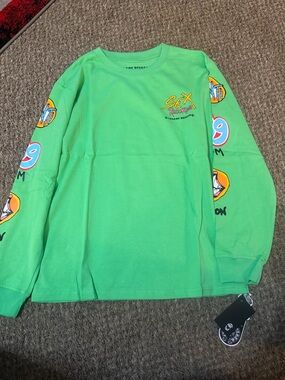 Chrome Hearts x Matty Boy "Sex Records" long-sleeve T-shirt in green.